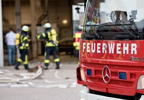 Ein Feuerwehrauto der Gemeinde Lilienthal