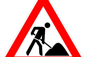 Verkehrszeichen Baustelle
