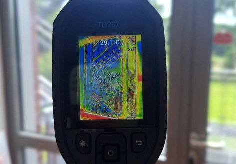 Thermografische Wärmebildkamera